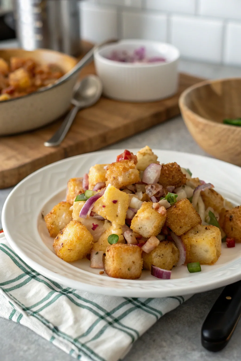German Tater Tot Potato Salad