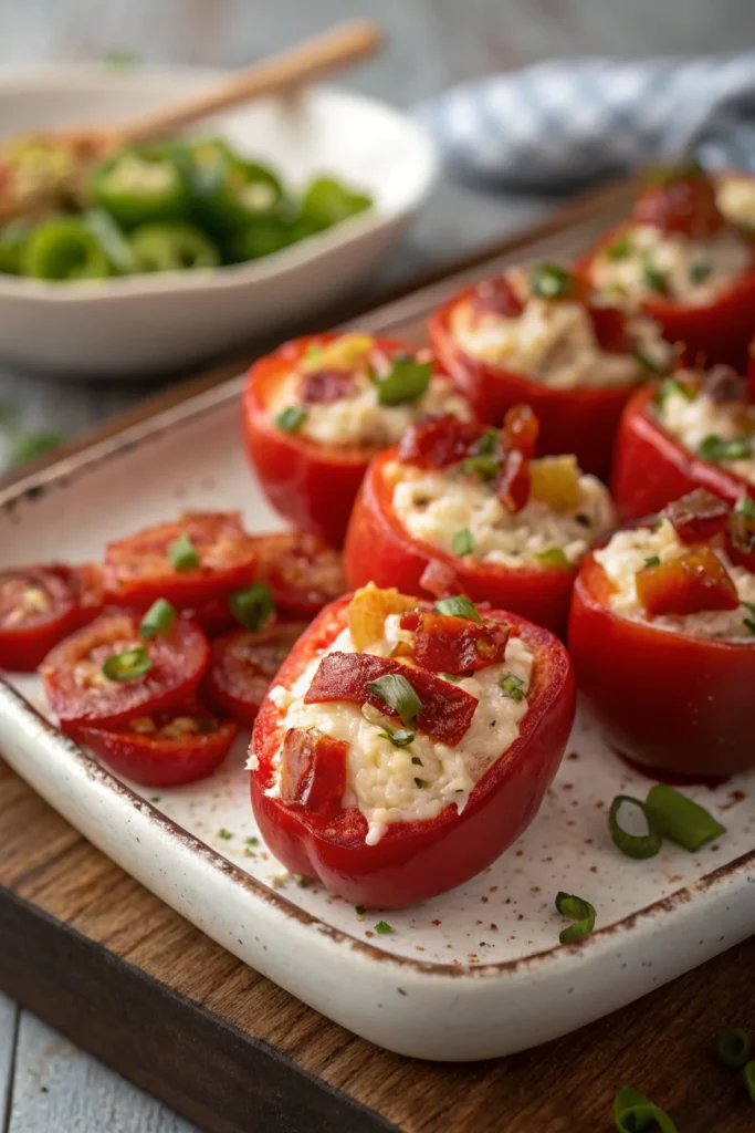 Step by Step Cherry Pepper Poppers