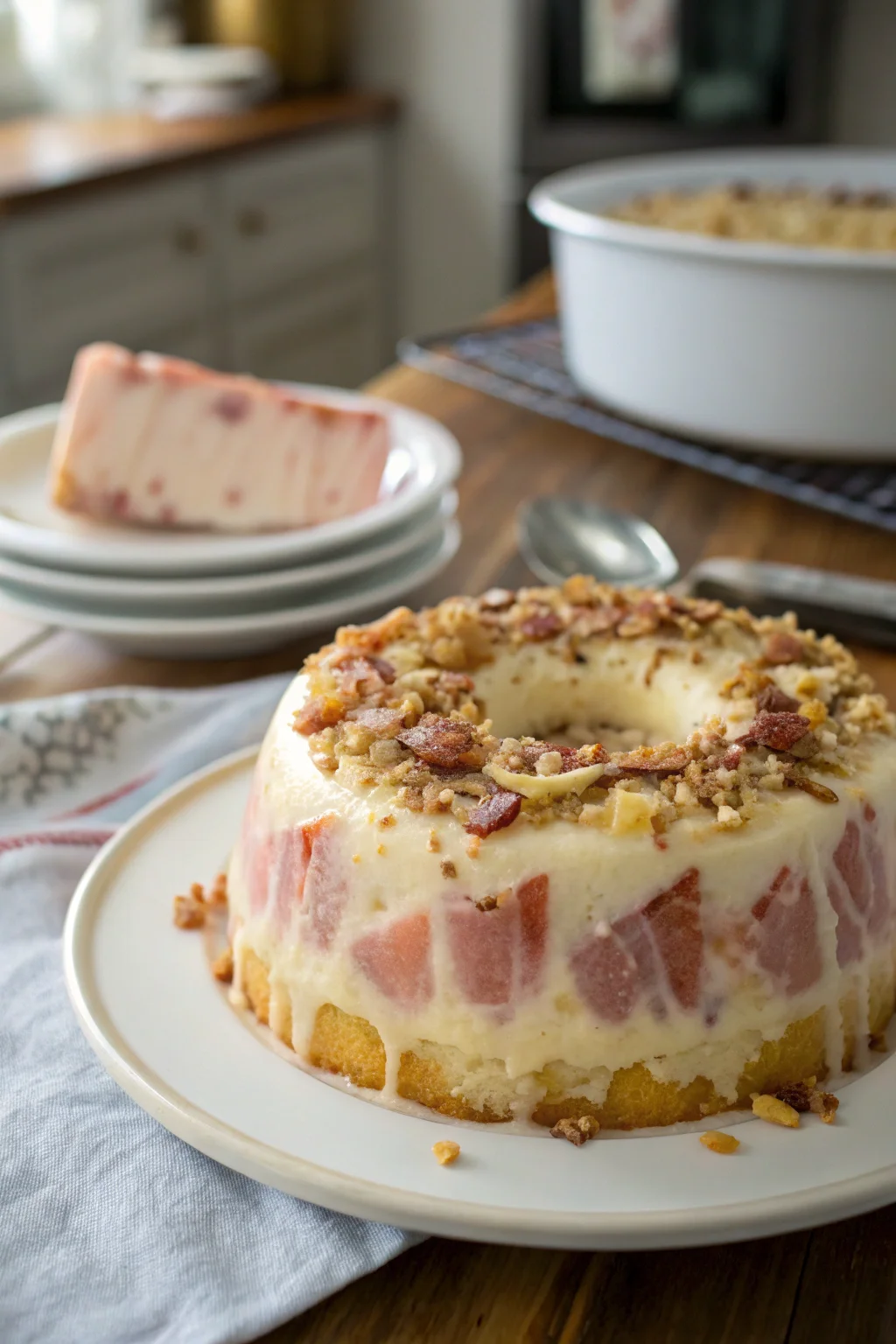 Piggy Pudding Dessert Cake