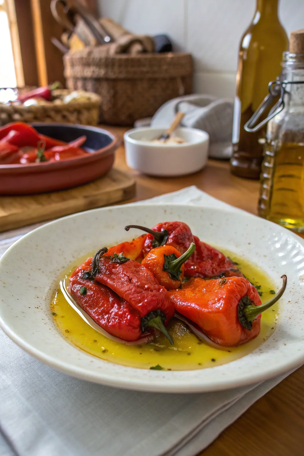 Roasted Peppers in Oil (Peperoni Arrostiti Sotto Olio)