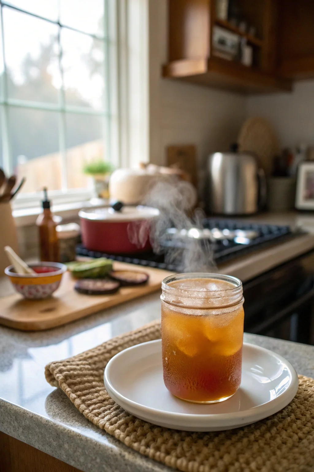 Cider-Bourbon Thermos Cocktail