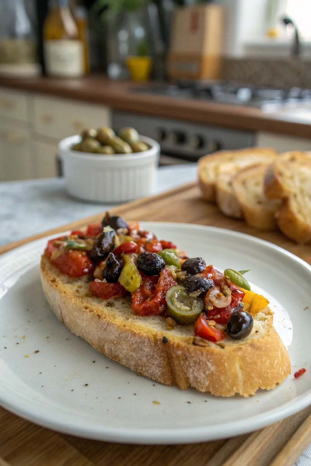 Antipasti Garlic Bread