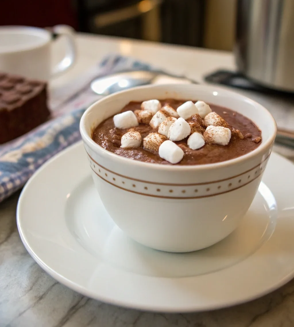 A delicious plate of Hot Cocoa Mix
