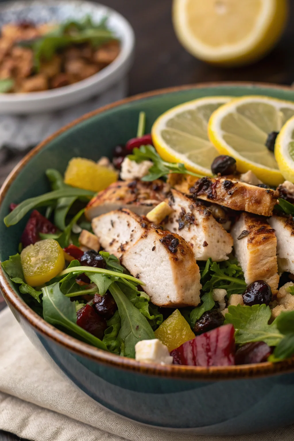 Step by Step Black Lemon Chicken Salad
