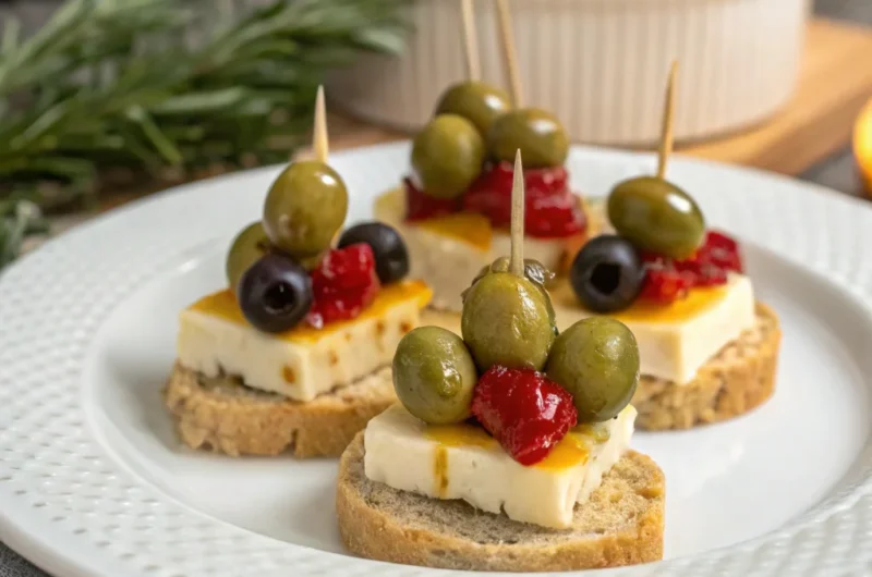 Festive Olive and Cheese Appetizer