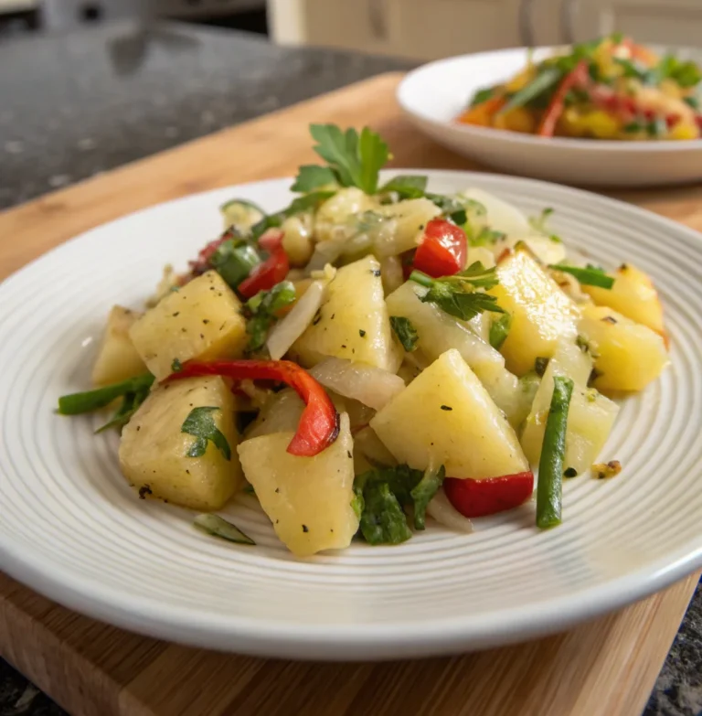 A delicious plate of Thai-Inspired Potato Salad