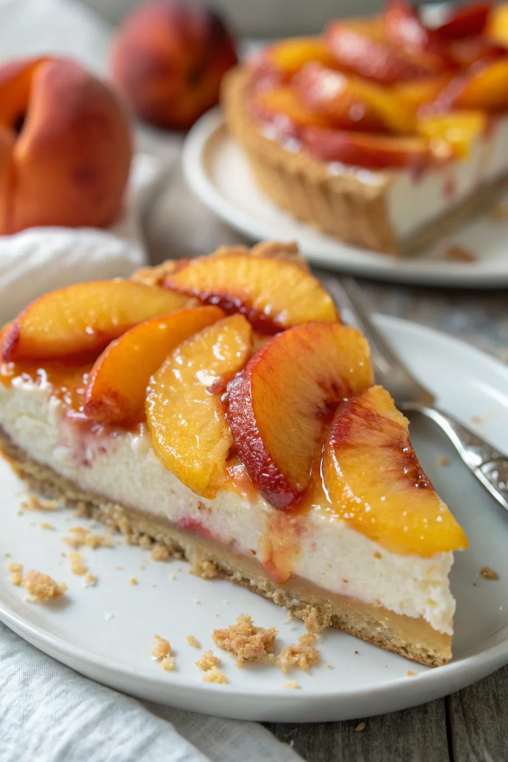 Step by Step Fresh Peach Dessert