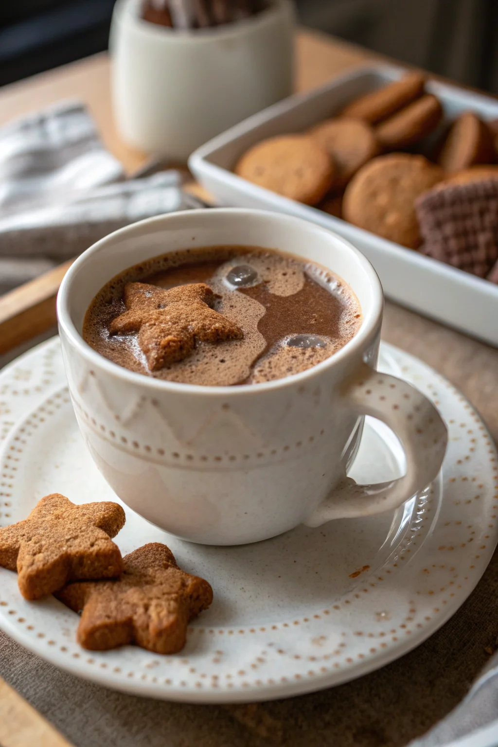 Instant Gingerbread Hot Chocolate