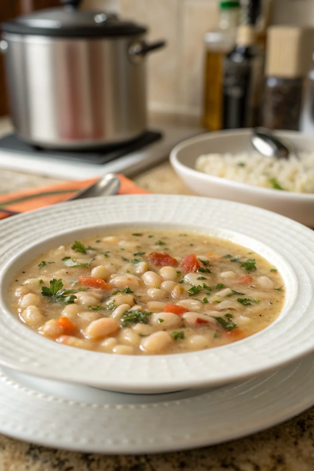 Creamy Italian White Bean Soup