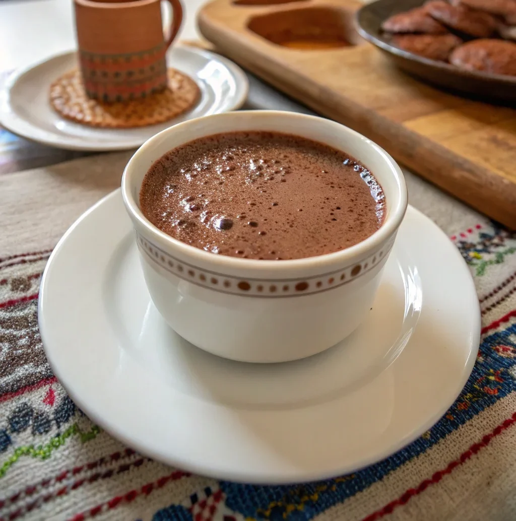 A delicious plate of Xocolatl (Aztec Chocolate)