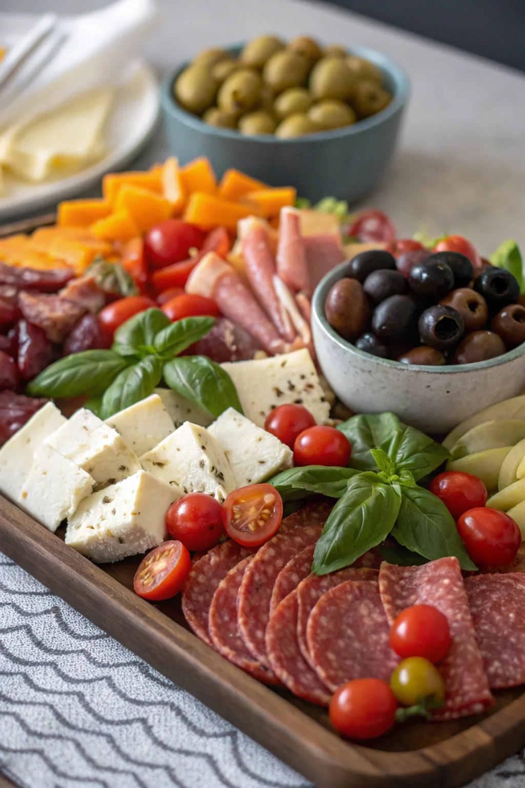 Step by Step Antipasto Platter