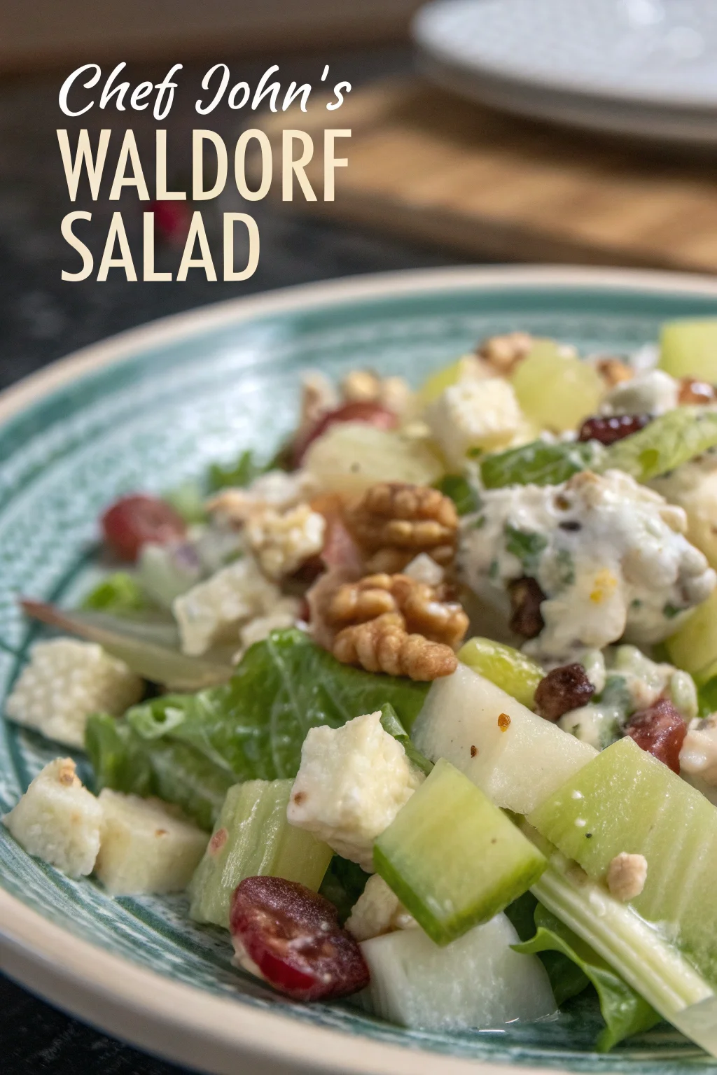 Step by Step Chef John's Waldorf Salad