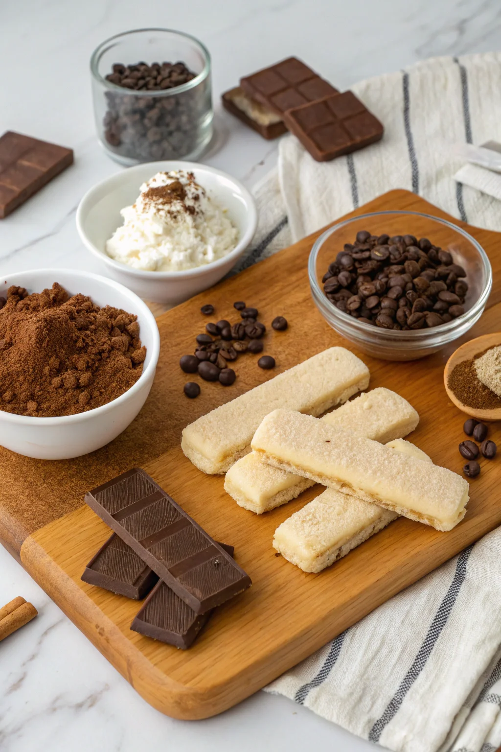 Step by Step Tiramisu Toffee Dessert