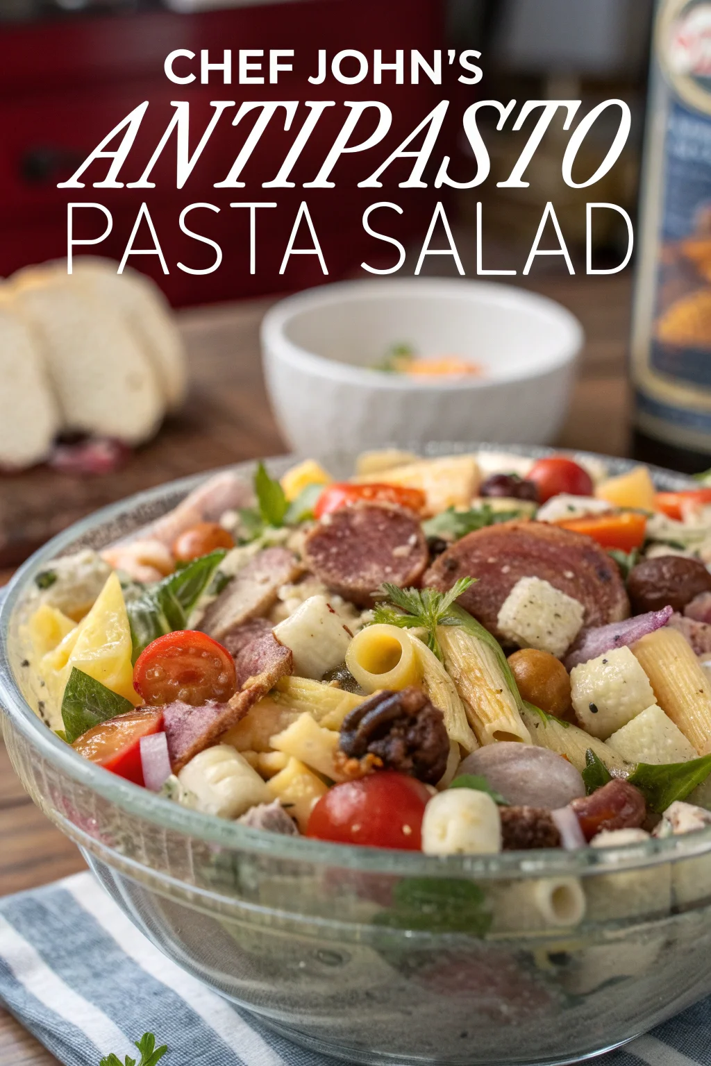 Step by Step Chef John's Antipasto Pasta Salad