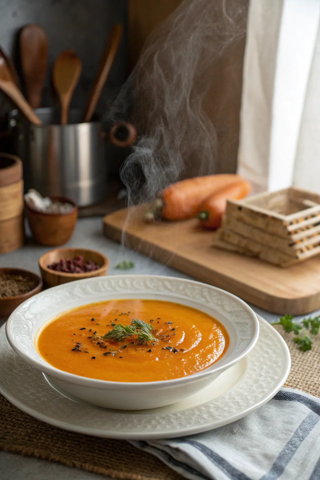 Harissa Butternut Squash Soup
