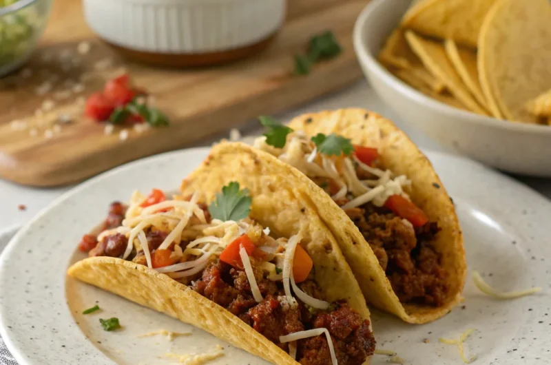 Air Fryer Pasta Tacos