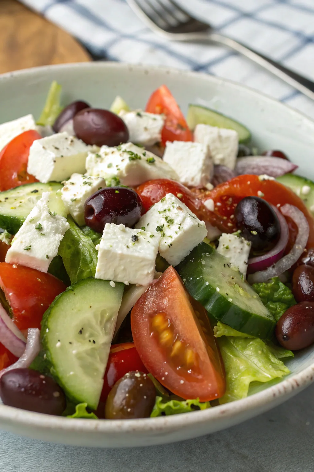 Step by Step My Big Fat Greek Salad