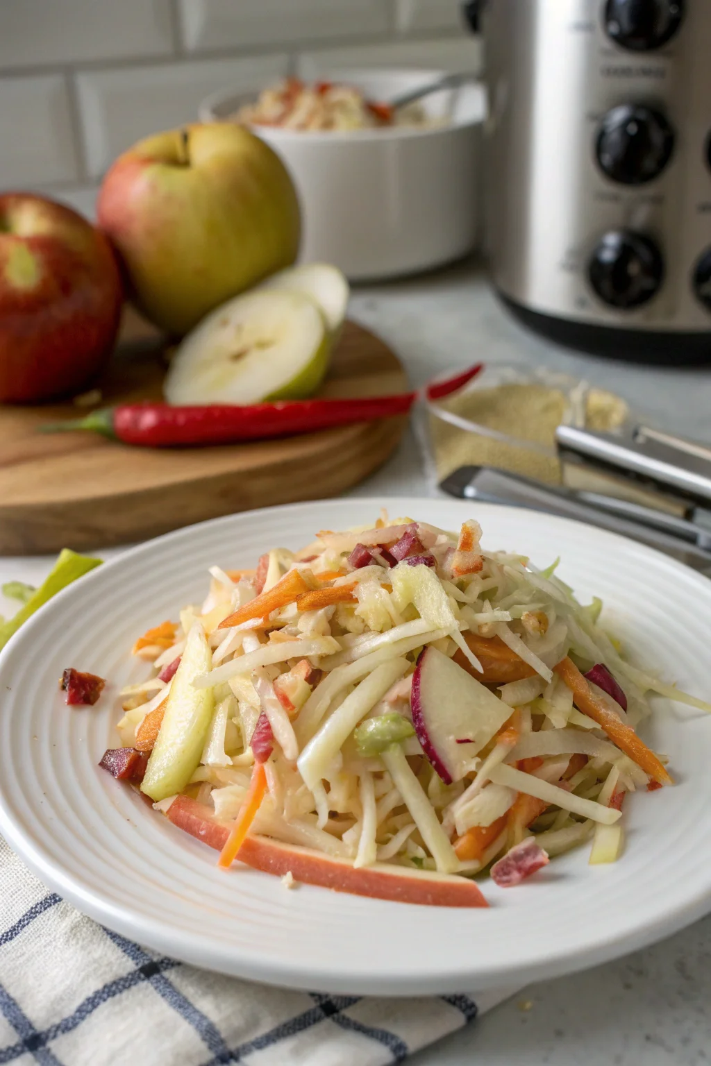 Apple Jicama Coleslaw