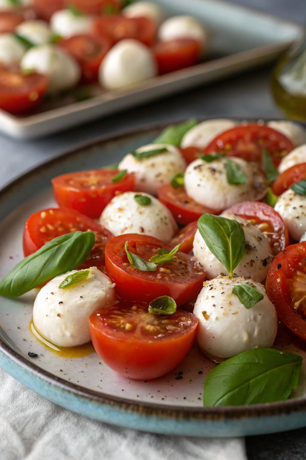 Step by Step Tomato and Mozzarella Bites