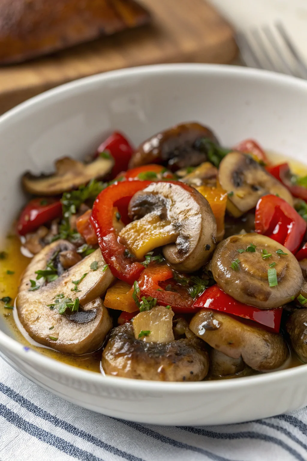 Step by Step Marinated Mushrooms for Antipasto
