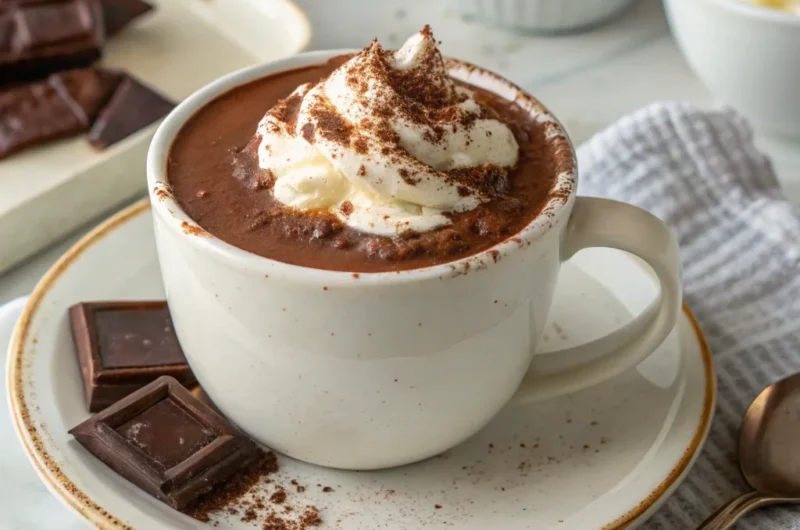Cioccolata Calda (Hot Chocolate Italian-Style)
