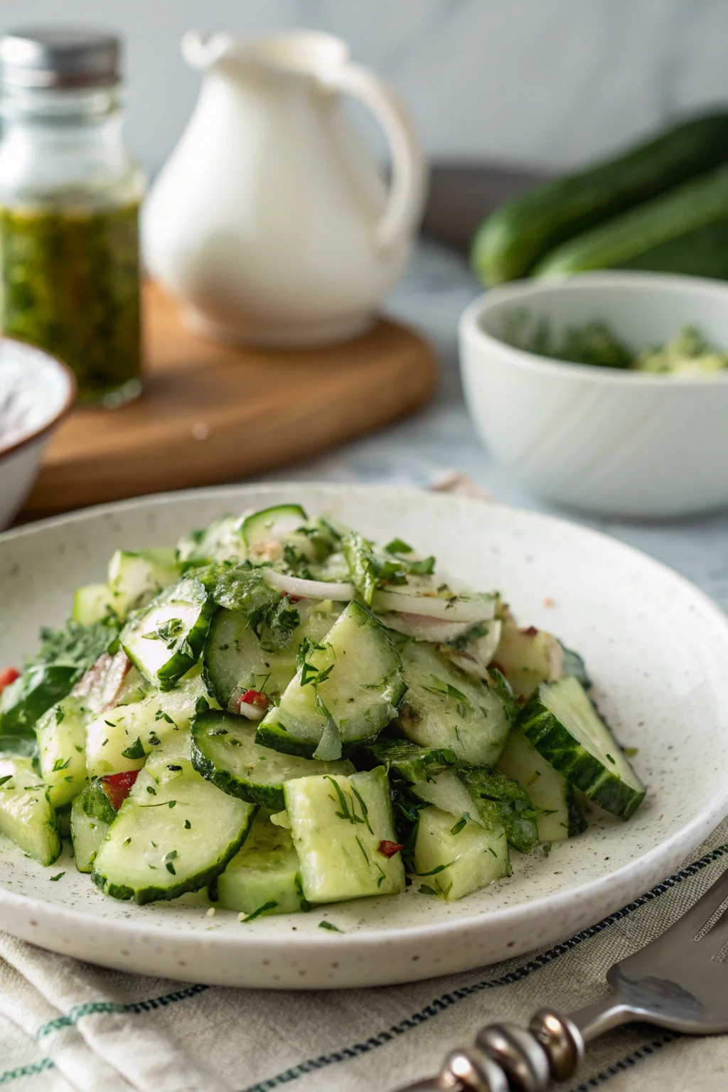 Smashed Cucumber Salad
