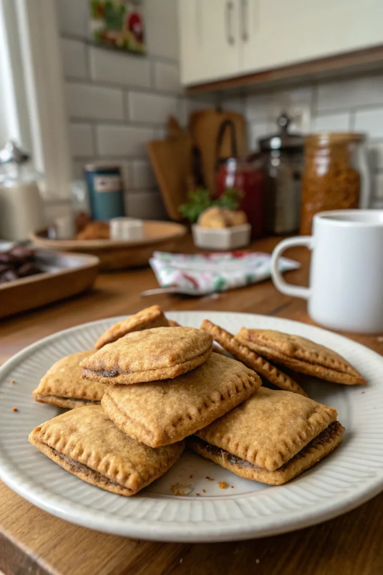 A delicious plate of Brown Sugar Pop Tart Cookies