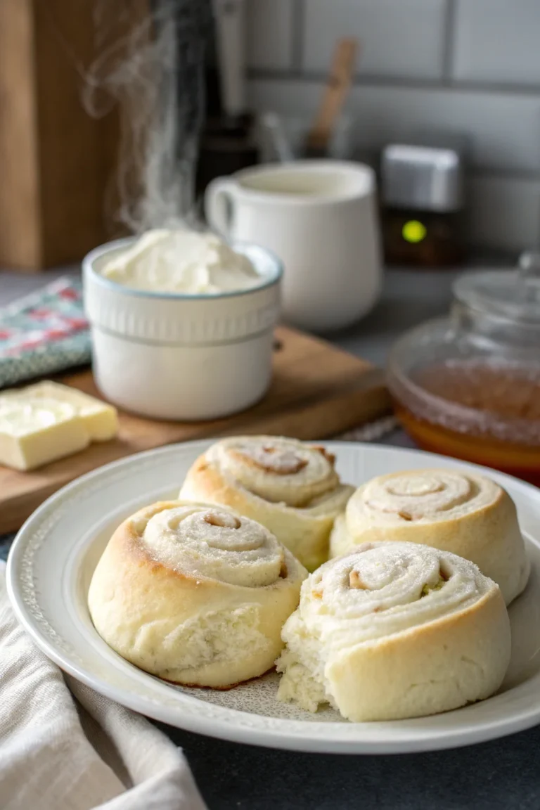 A delicious plate of Cream Cheese Rolls