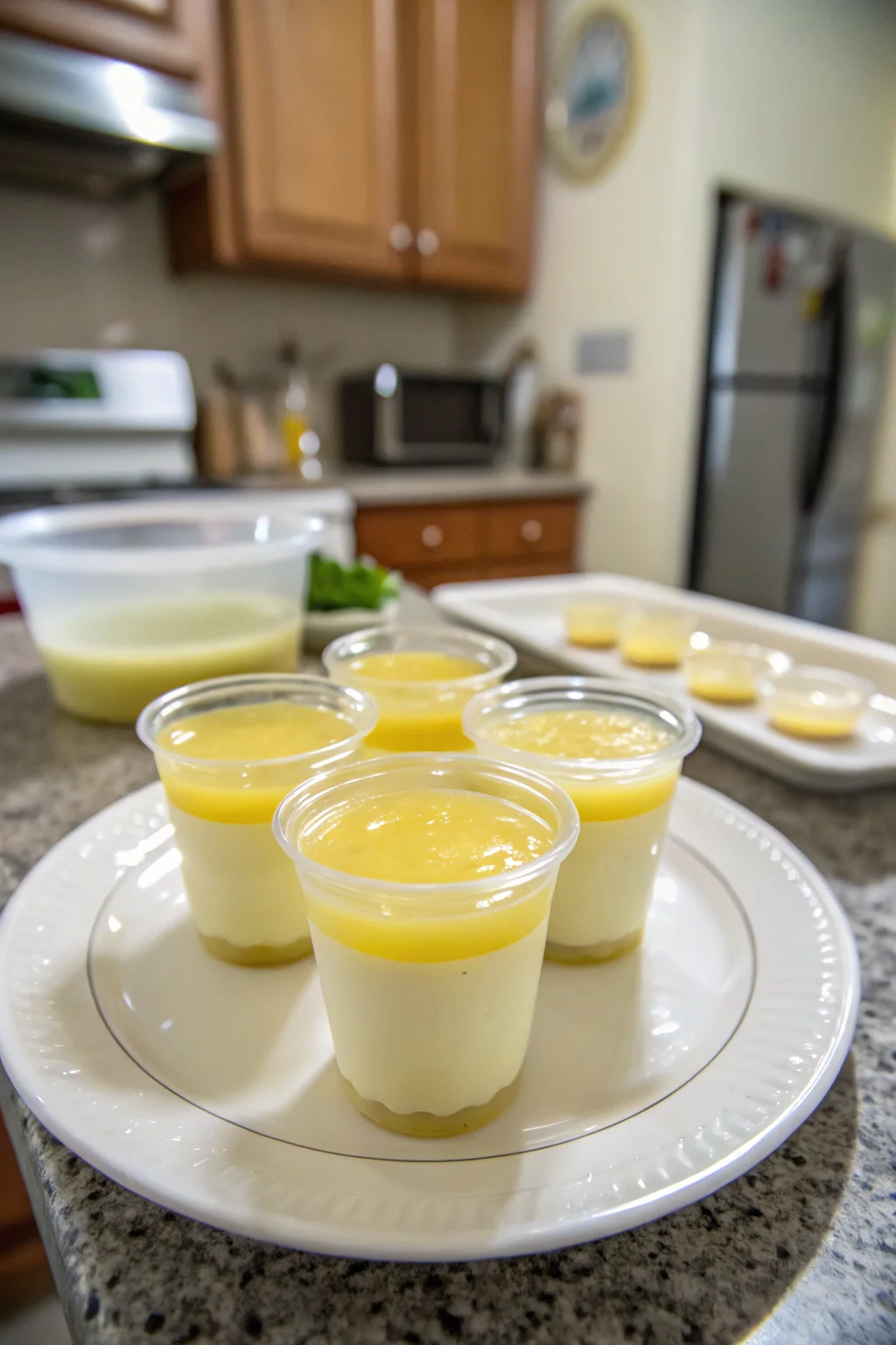 Limoncello Pudding Shots