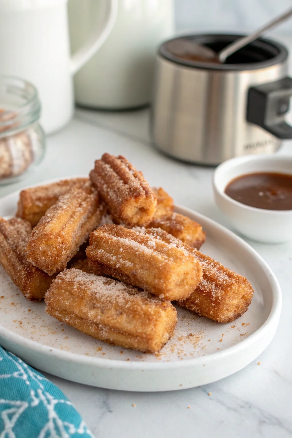 Crispy Air Fryer Churro Bites