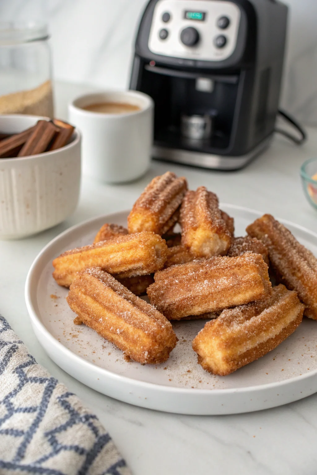 Crispy Air Fryer Churro Bites