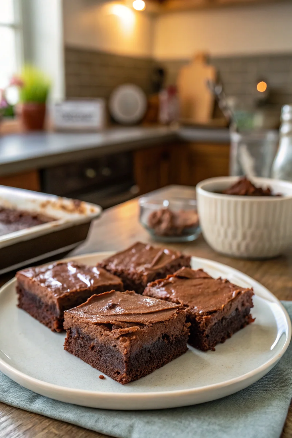 Chocolate Mousse Brownies