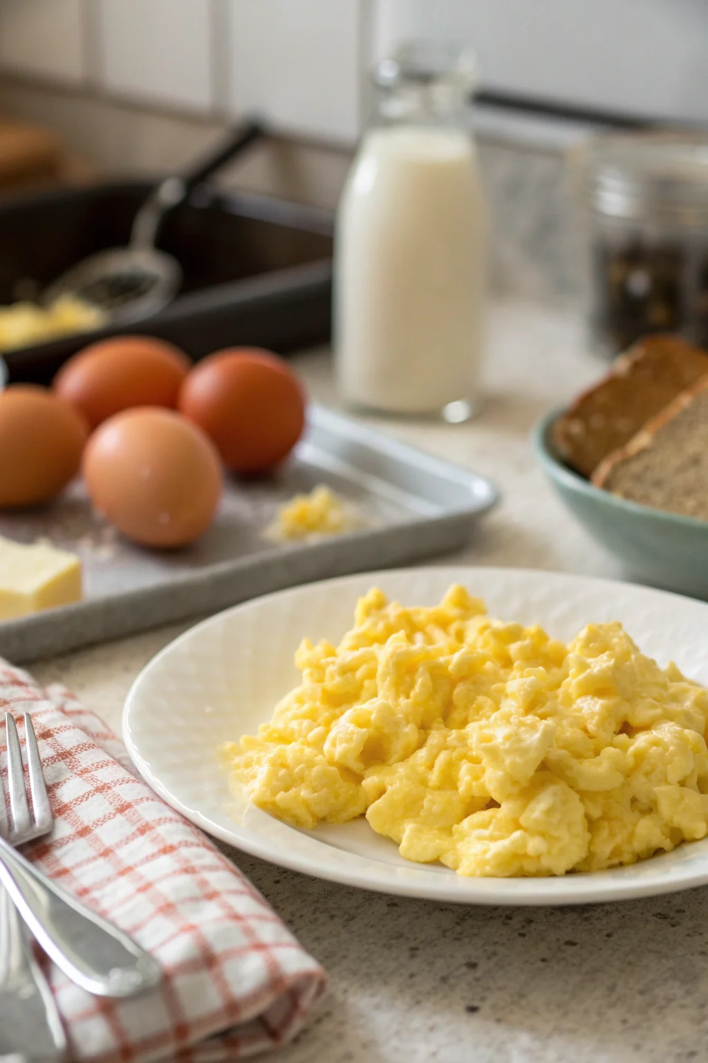 How to Make Perfectly Fluffy Scrambled Eggs