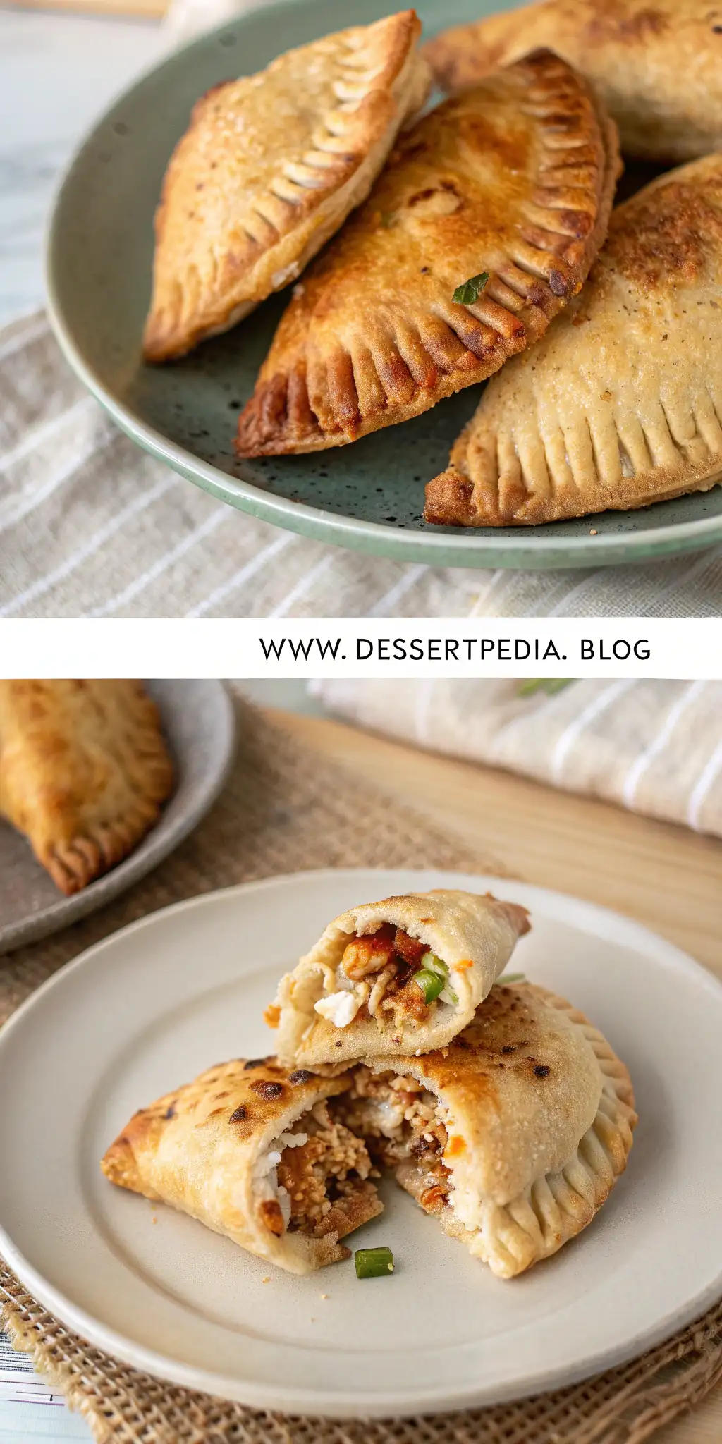 Pinterest image 2 for Air Fryer Chicken Empanadas