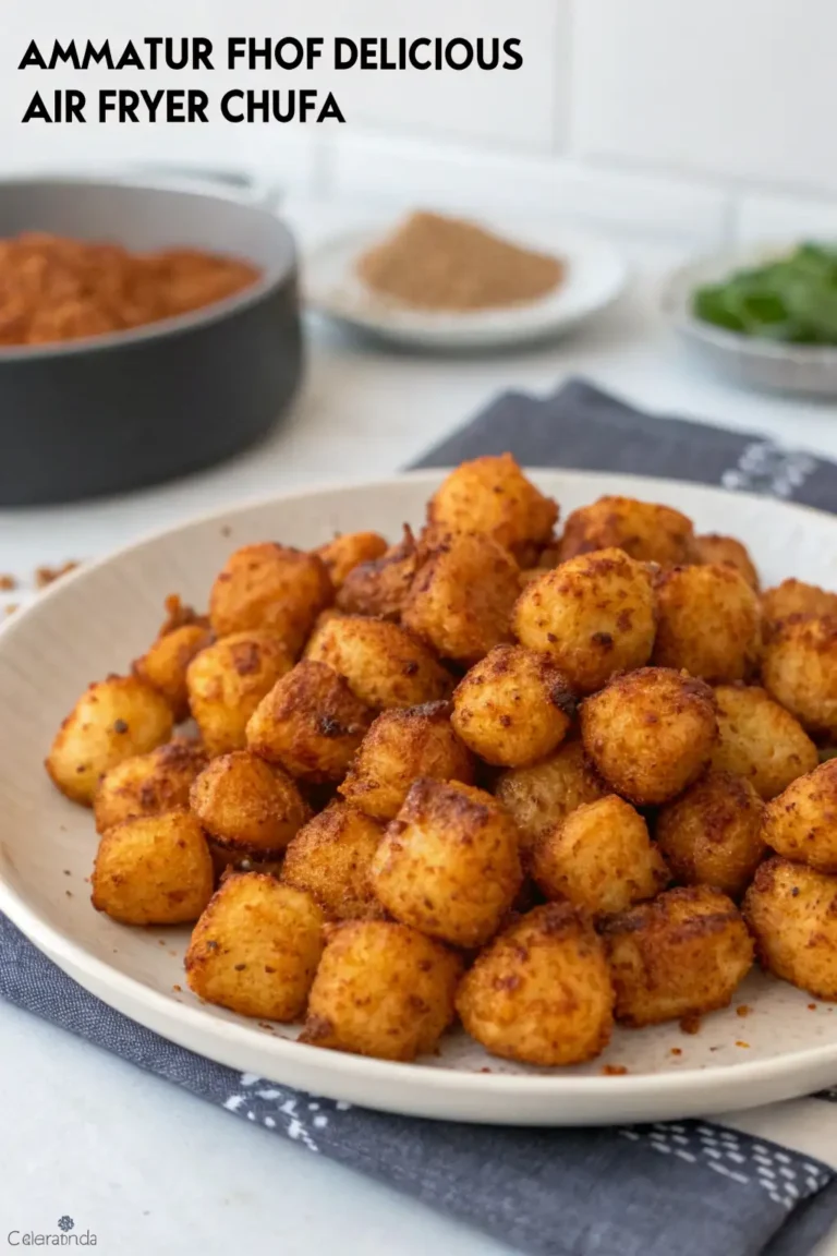 A delicious plate of Air Fryer Chufa