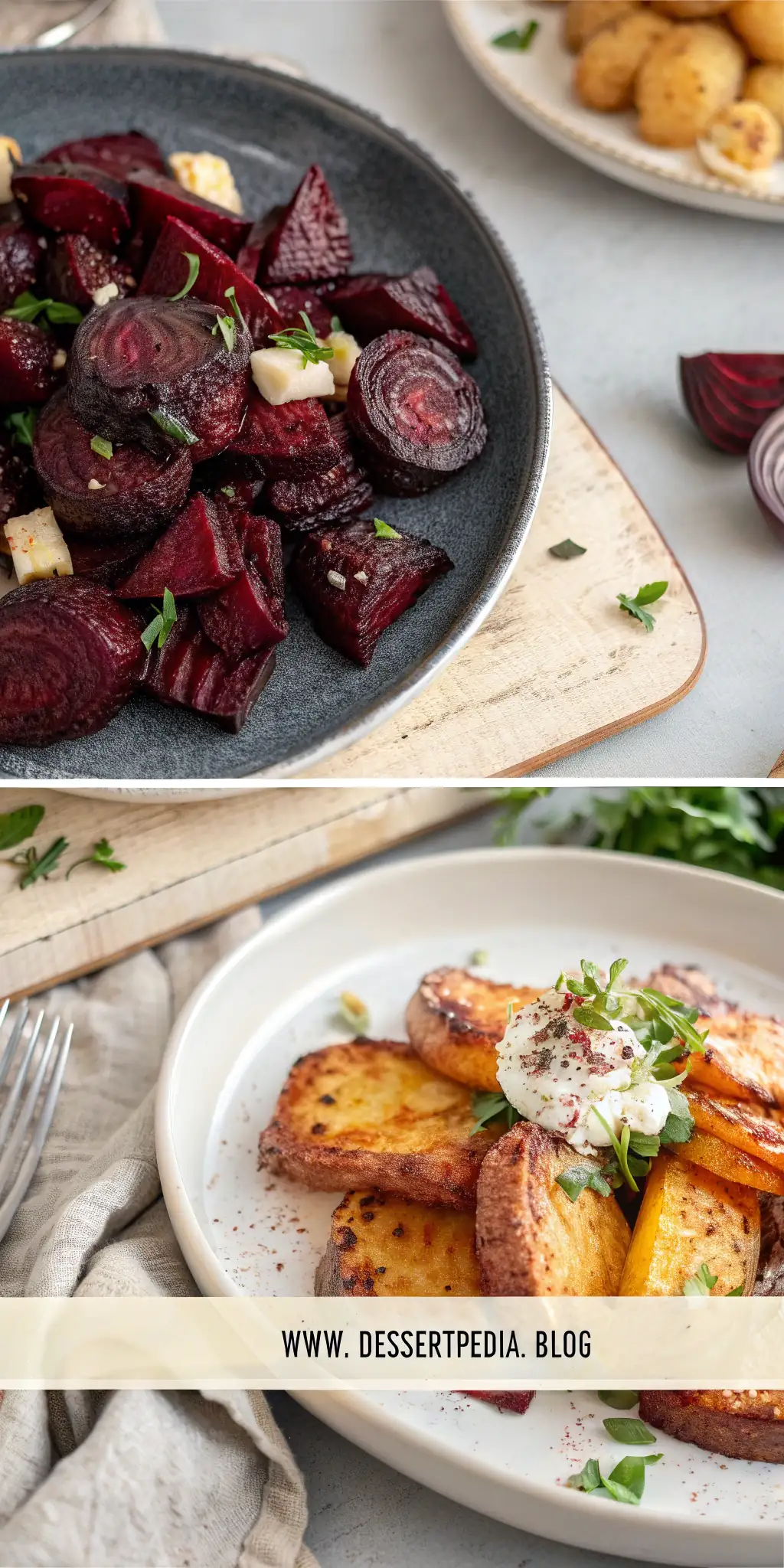 Pinterest image 2 for Air Fryer Beets