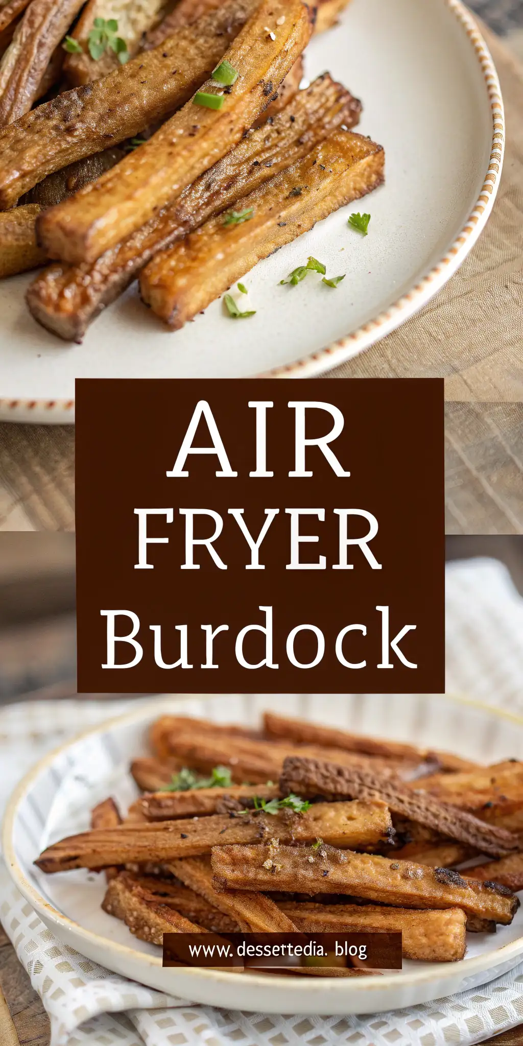 Pinterest image 2 for Air Fryer Burdock