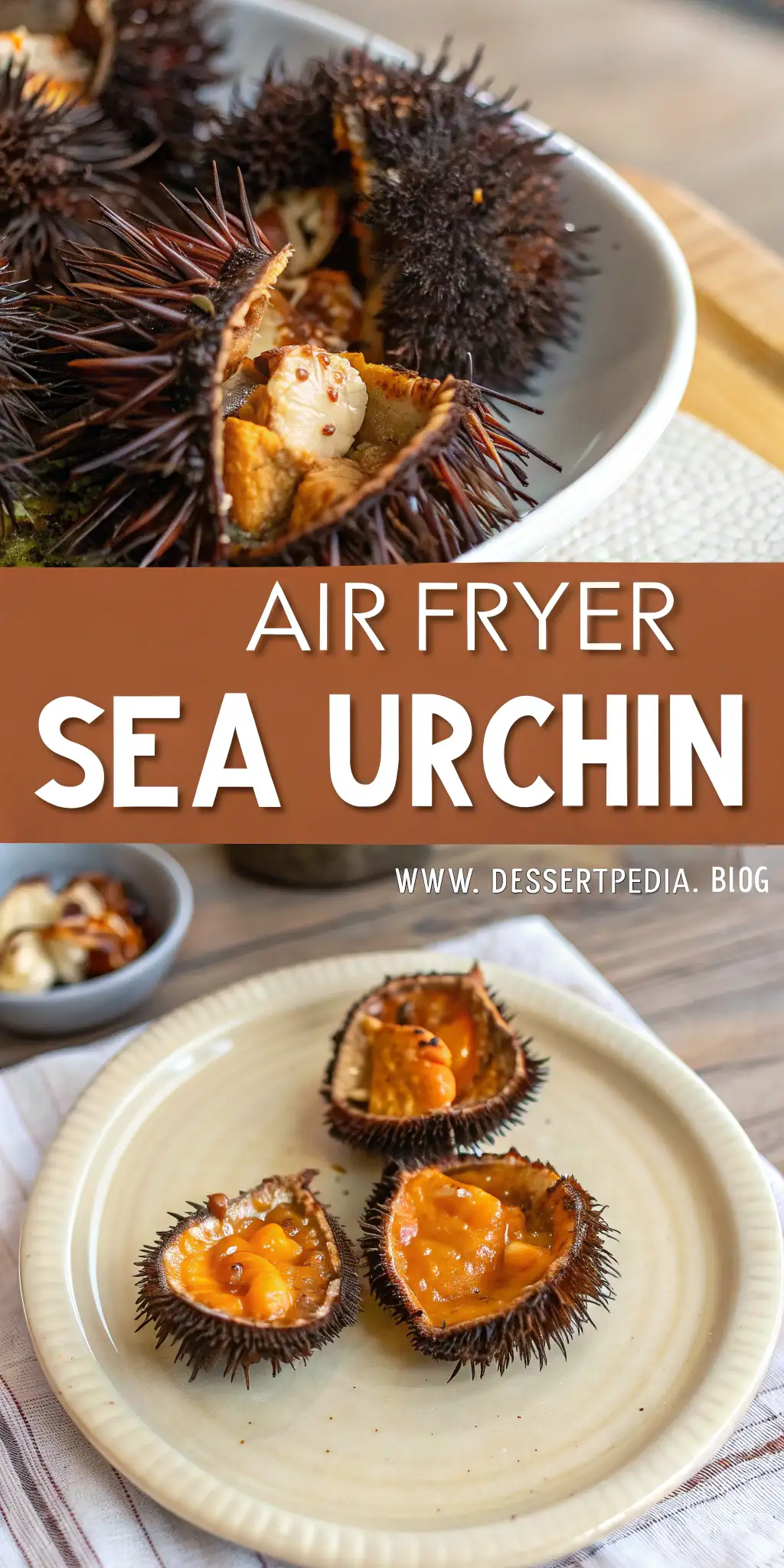 Pinterest image 1 for Air Fryer Sea Urchin