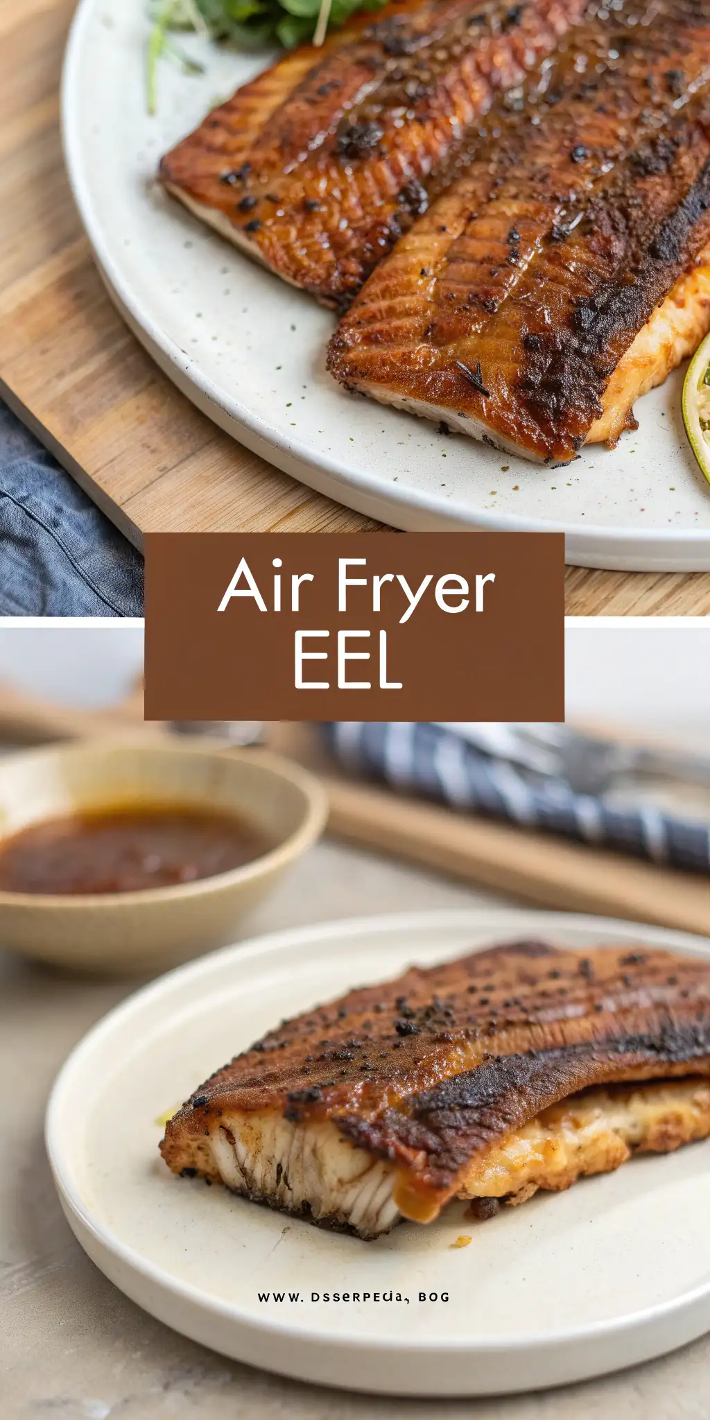 Pinterest image 2 for Air Fryer Eel