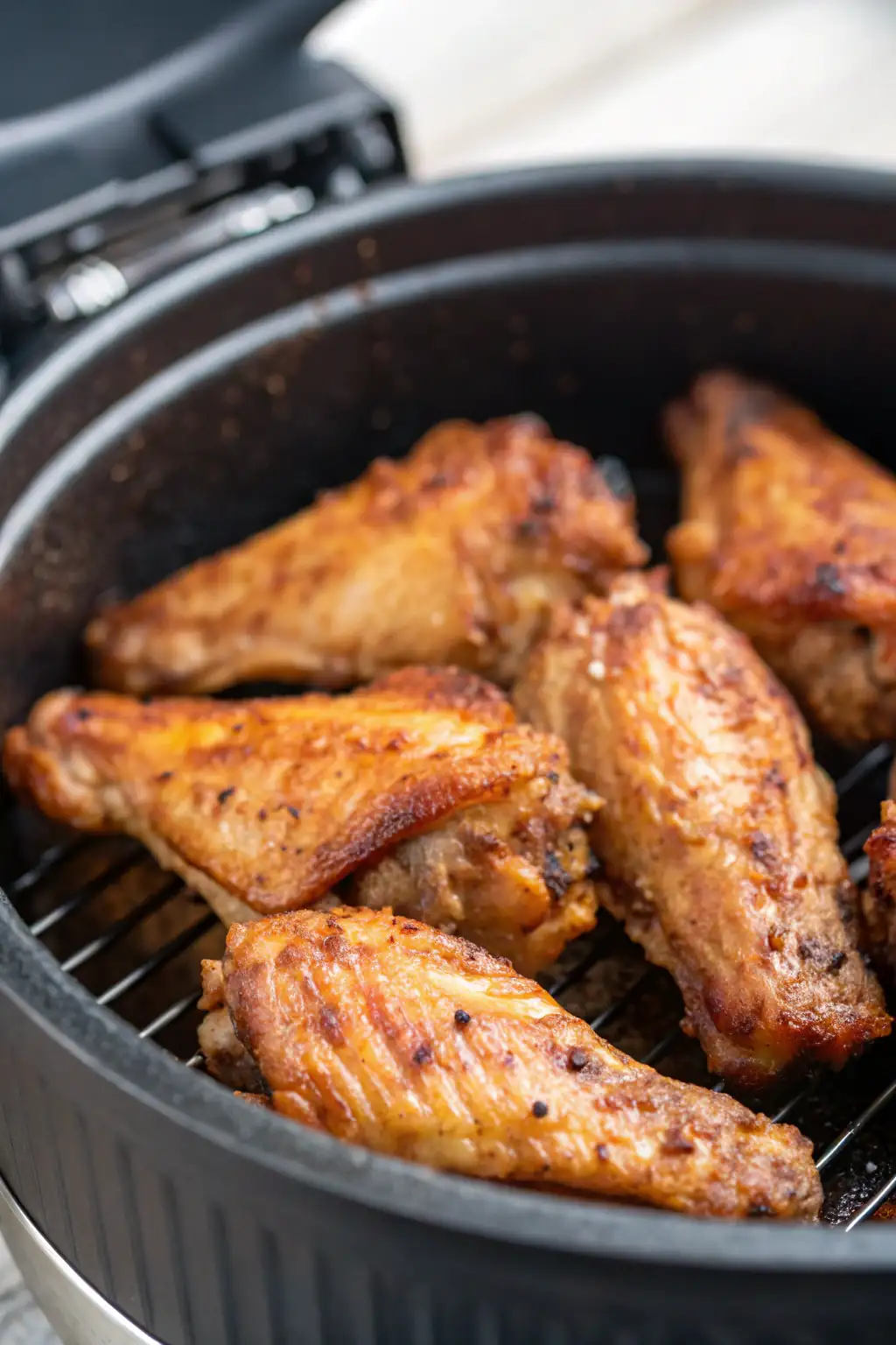 A delicious plate of Air Fryer Turkey Wings