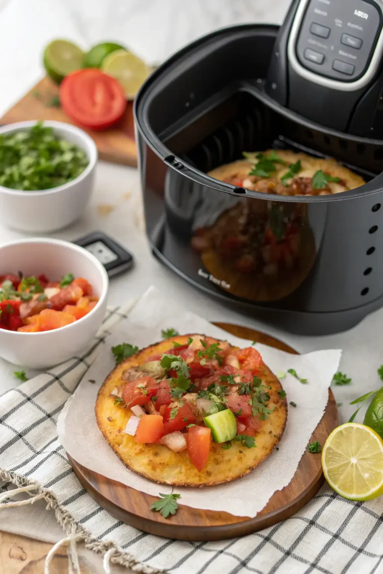 A delicious plate of Air Fryer Ulluco