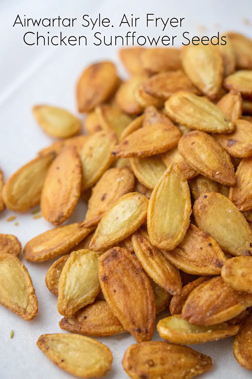 A delicious plate of Air Fryer Chicken Sunflower Seeds