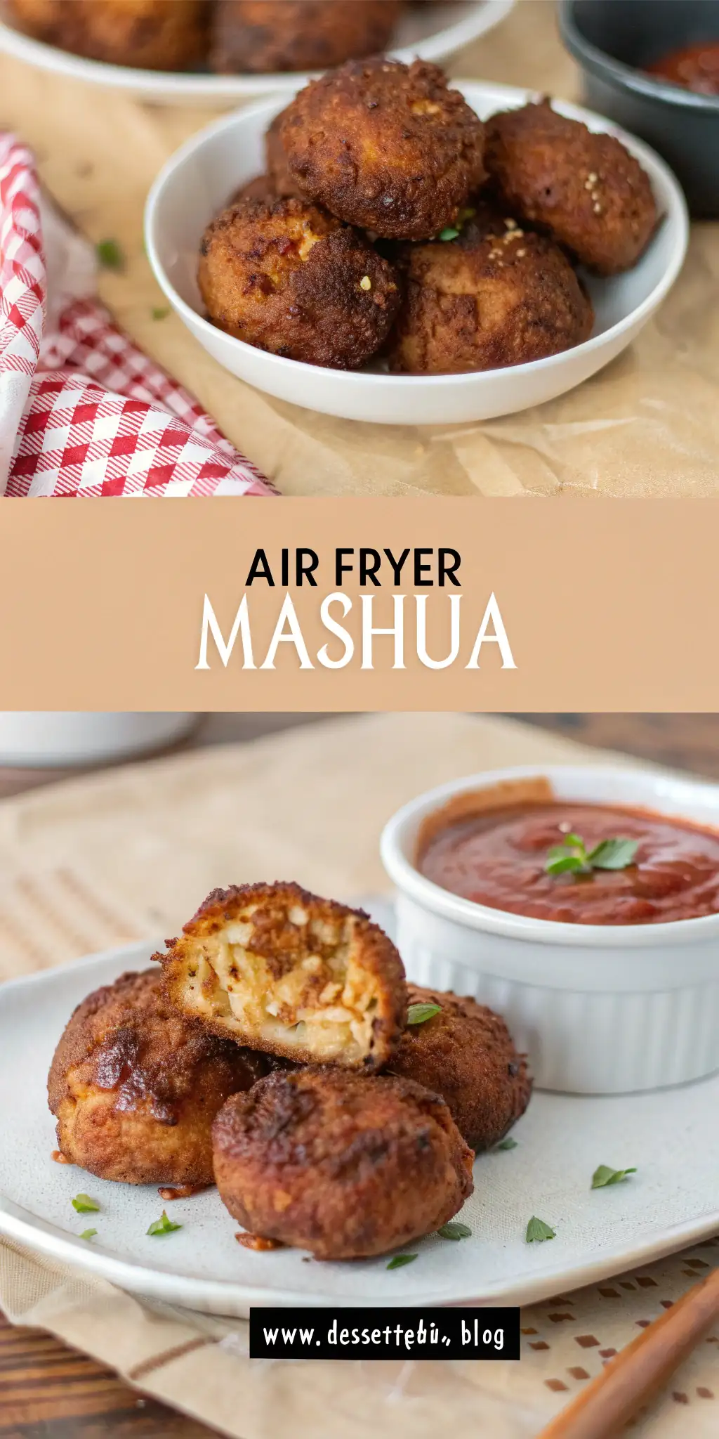 Pinterest image 2 for Air Fryer Mashua