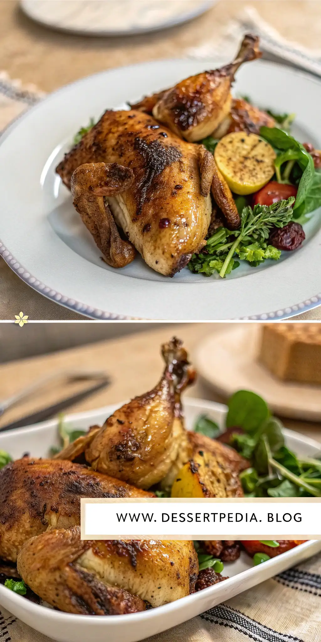 Pinterest image 2 for Air Fryer Quail