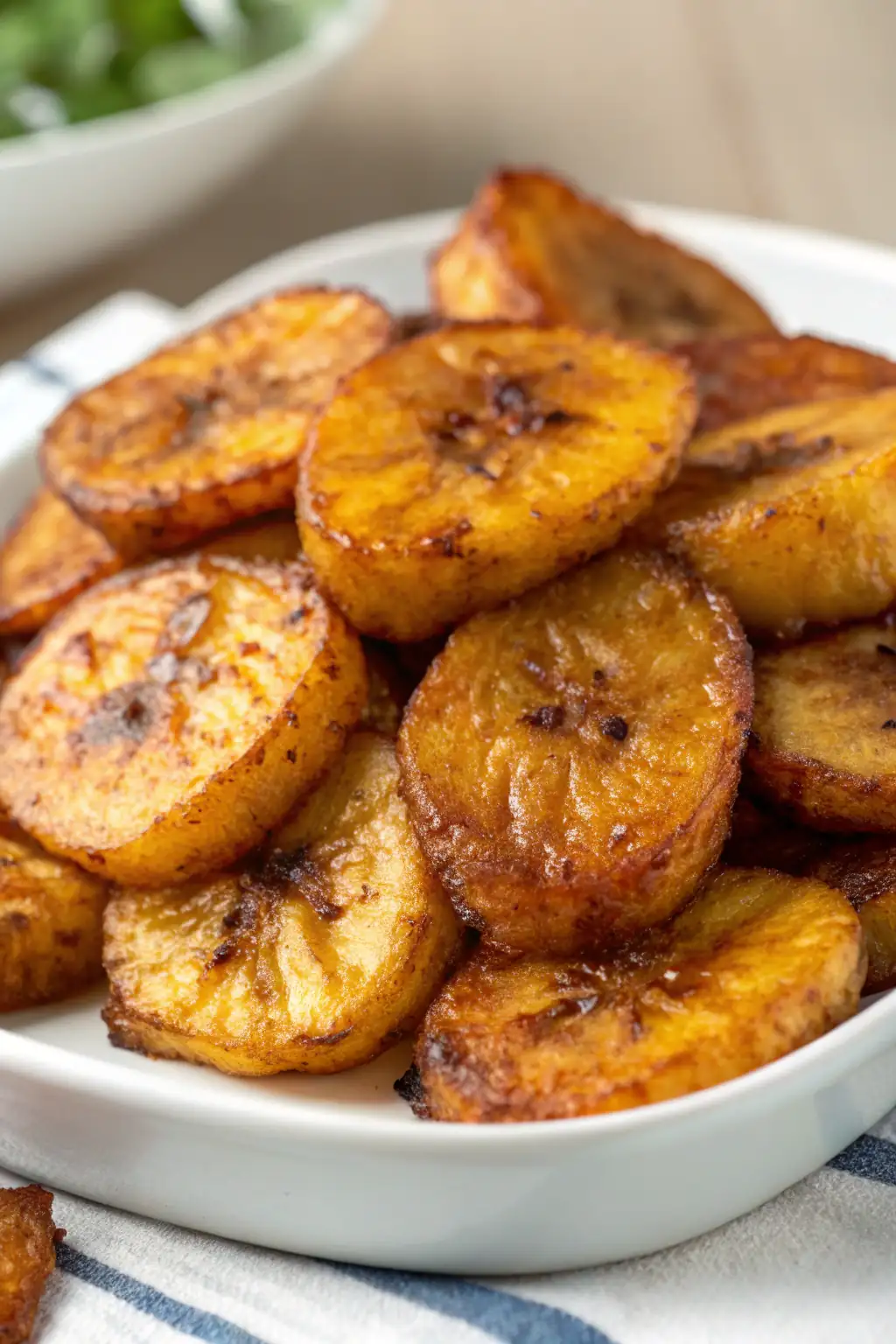 A delicious plate of Air Fryer Plantains
