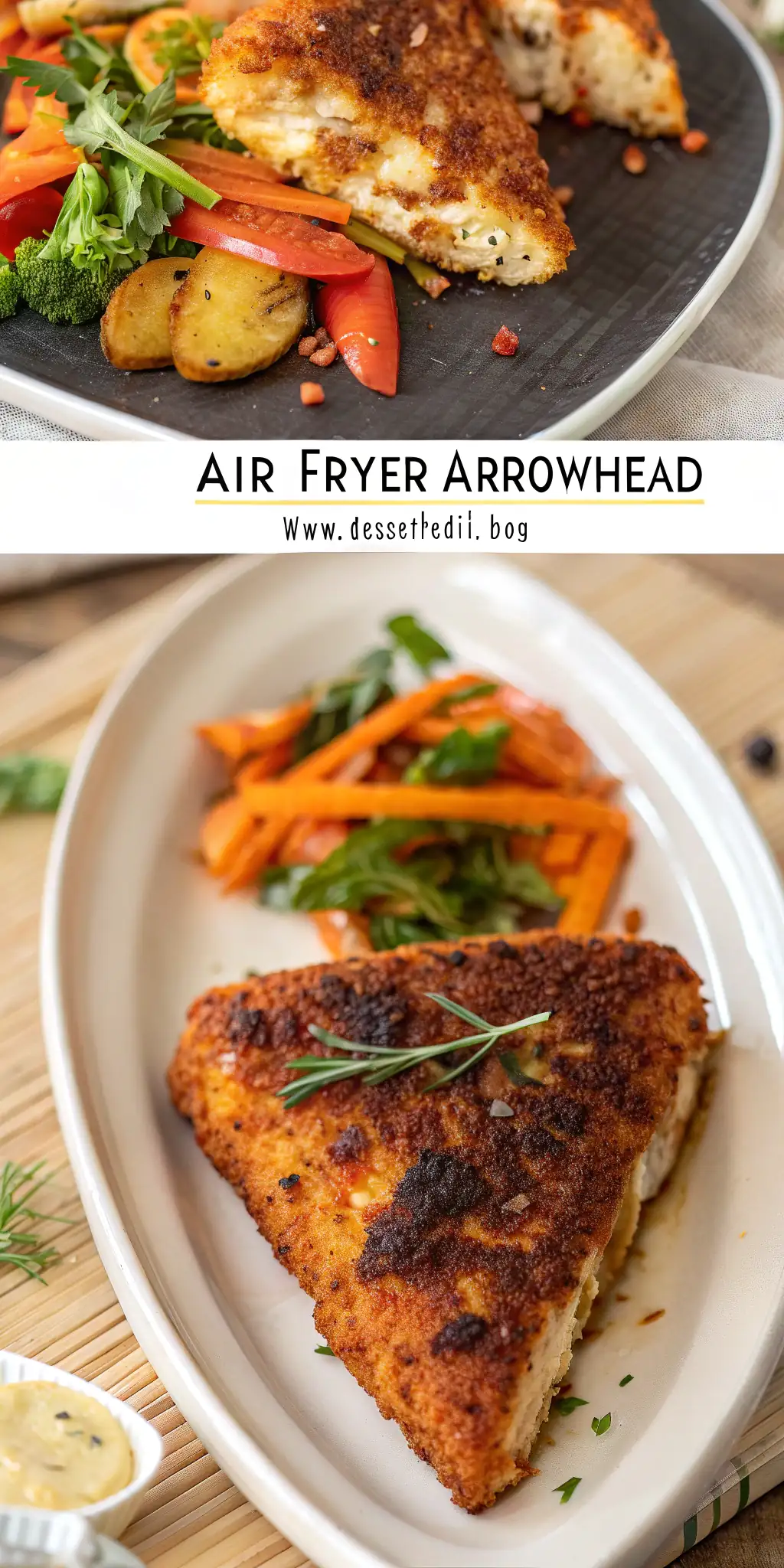 Pinterest image 2 for Air Fryer Arrowhead