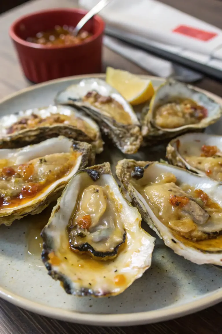 A delicious plate of Air Fryer Oysters