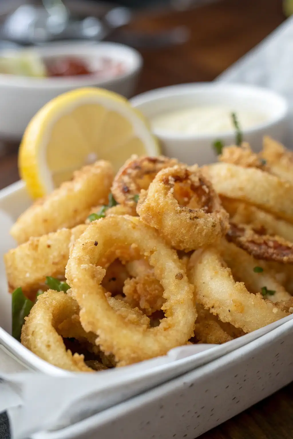 A delicious plate of Air Fryer Squid