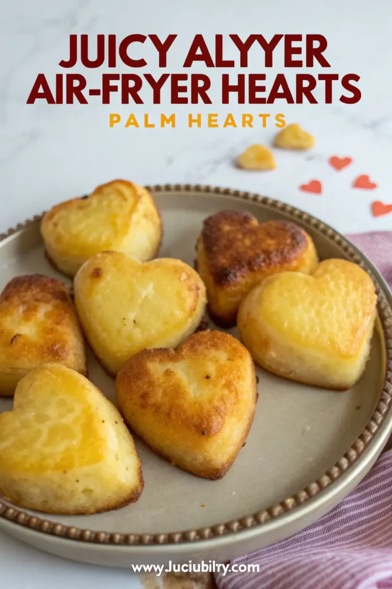 A delicious plate of Air Fryer Palm Hearts