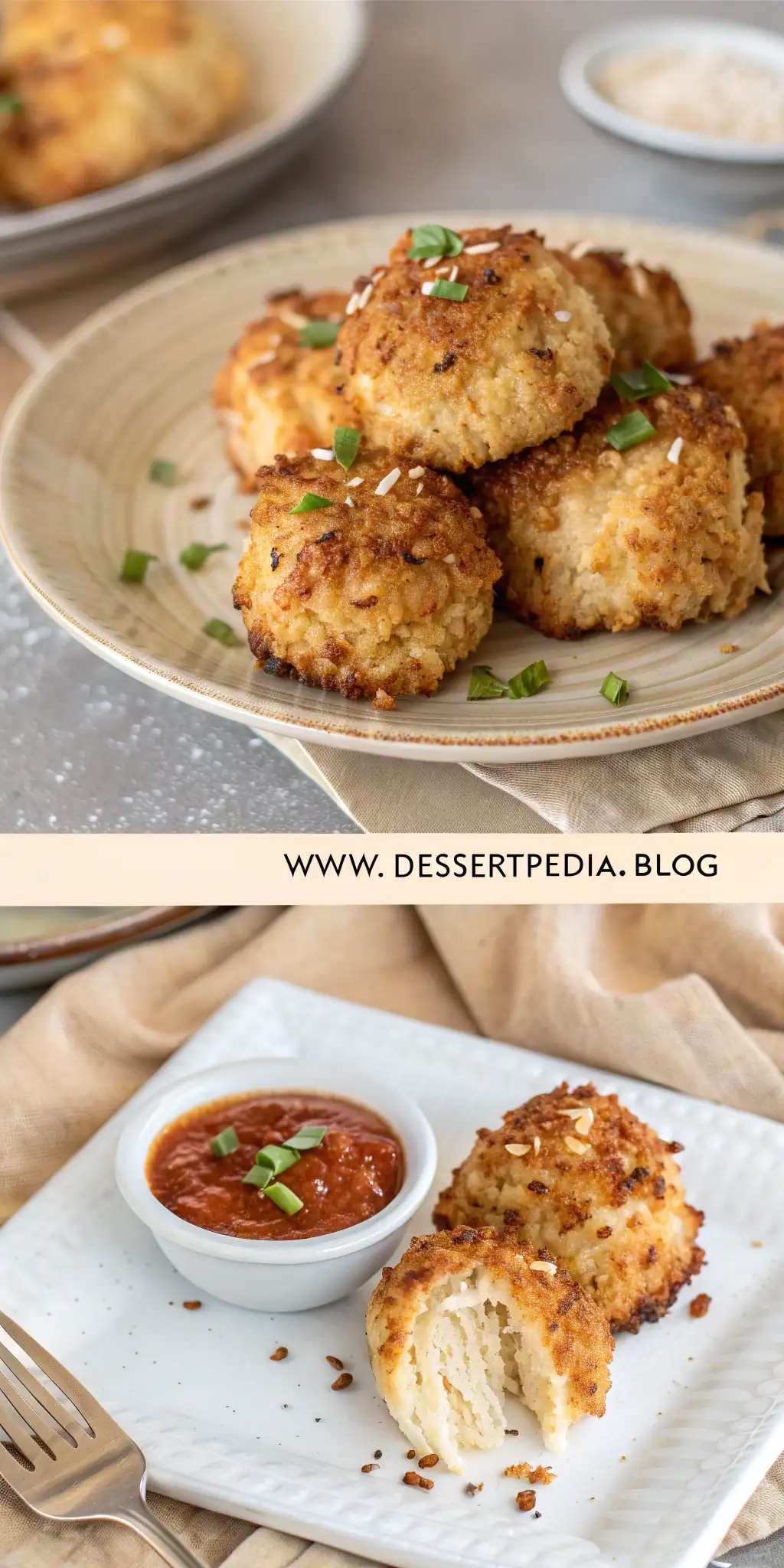 Pinterest image 1 for Air Fryer Lion's Mane